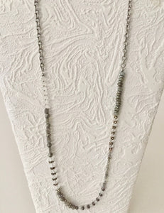 Labradorite and Silver
